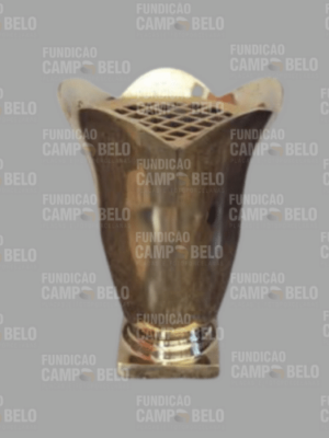 Vaso de Bronze Lírio Médio Gordo 30cm