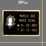 Placa Para Túmulo de Bronze Com Foto